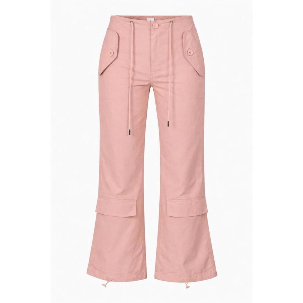 NWT Halara Pink Blush Cargo Pants with Drawstring and Cinched hem Size XS